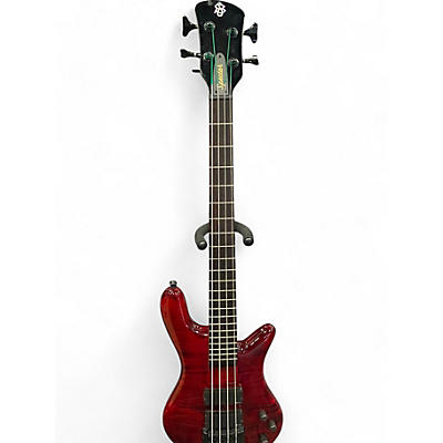 Used Spector Bantam 4 Red Electric Bass Guitar