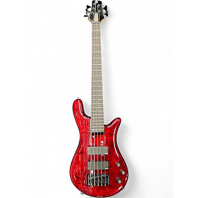 Used Spector Bantam 5 STRING MEDIUM SCALE Black Cherry Electric Bass Guitar