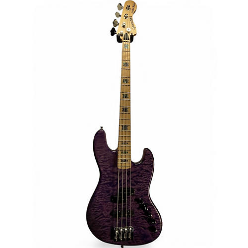 Used Spector Coda 4 DLX Purple Electric Bass Guitar Purple