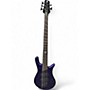 Used Spector Dimension 5HP Plum Crazy Electric Bass Guitar Plum Crazy