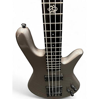 Used Spector ETHOS TONE CAPSULE SILVER Electric Bass Guitar