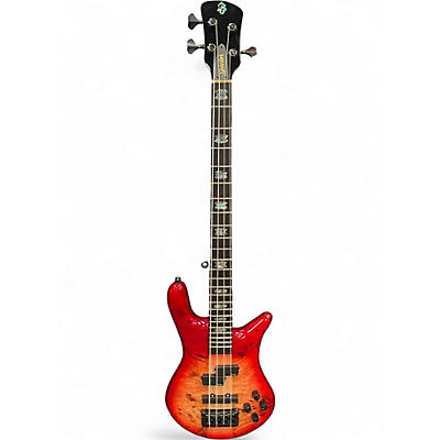 Used Spector EURO 4 CUSTOM Red Electric Bass Guitar