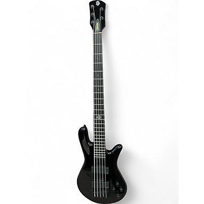 Used Spector Ethos HP 5 Gloss black Electric Bass Guitar