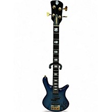 Used Spector Euro 4 Blue to Black Fade Electric Bass Guitar