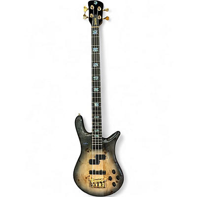Used Spector Euro 4 CST Natural Black Burst Electric Bass Guitar