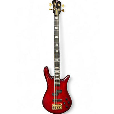 Used Spector Euro 4LX Wine Red Electric Bass Guitar