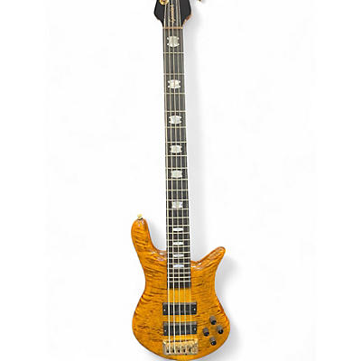 Used Spector Euro 5LT Tiger Eye Electric Bass Guitar