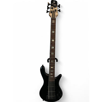 Used Spector Euro 5LX Black Electric Bass Guitar