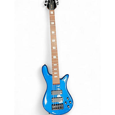Used Spector Euro Rebop Bolt-on 5 Metallic Blue Electric Bass Guitar