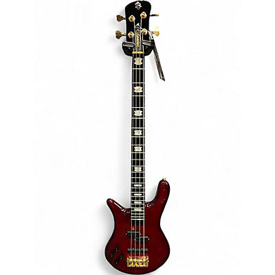 Used Spector Euro4 LT Red Electric Bass Guitar