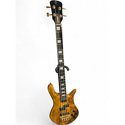 Used Spector Euro4 LT Tiger Eye Electric Bass Guitar
