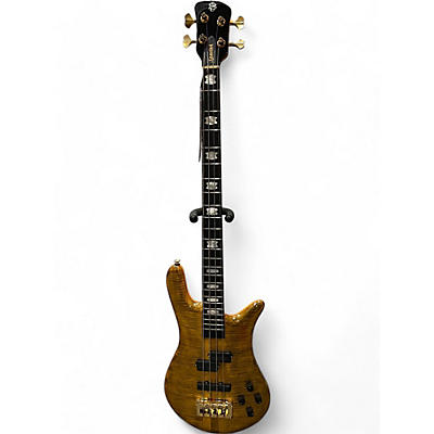 Used Spector Euro4 LX Tiger Eye Electric Bass Guitar