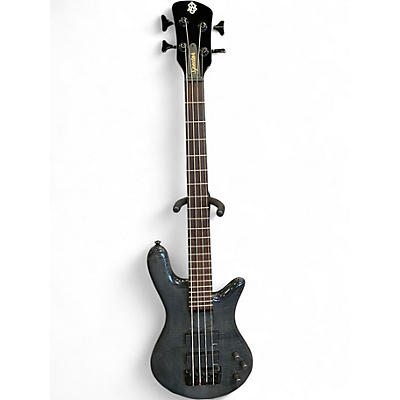 Used Spector EuroBolt 4 Trans Black Electric Bass Guitar