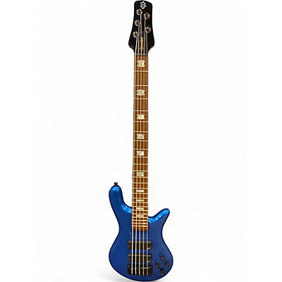 Used Spector EuroBolt 5 Blue Electric Bass Guitar
