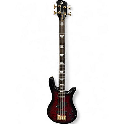 Used Spector Icon NS2 Black Cherry Electric Bass Guitar