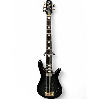 Used Spector Icon Ns5 Charcoal burst Electric Bass Guitar