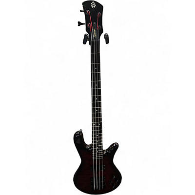 Used Spector Legend 4 Classic Dark Cherry Burst Electric Bass Guitar