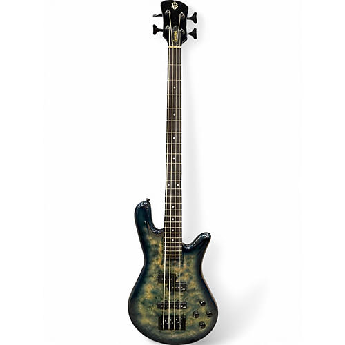 Used Spector Legend 4 Neck Through Blueburst Electric Bass Guitar Blueburst