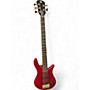 Used Spector Legend 5 Neck Thru Trans Crimson Red Electric Bass Guitar Trans Crimson Red