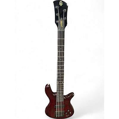 Used Spector Legend 5 Standard quilt red Electric Bass Guitar