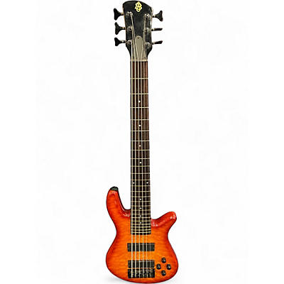 Used Spector Legend 6 Classic Amber Burst Electric Bass Guitar