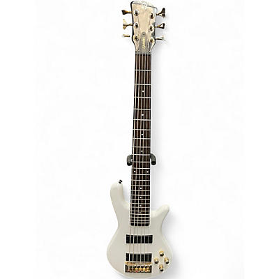 Used Spector Legend 6 Classic White Electric Bass Guitar