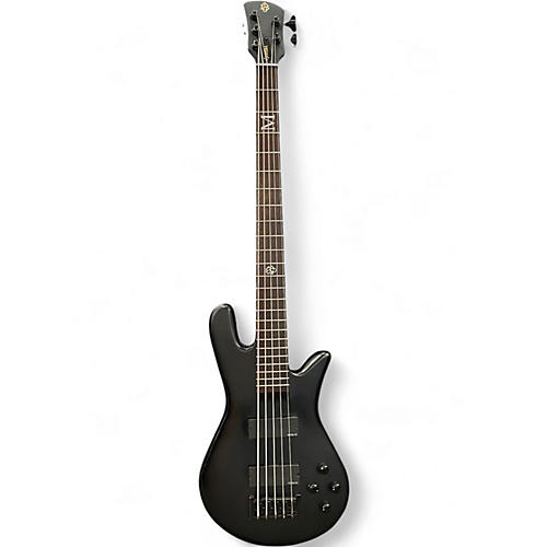 Used Spector MK5 Pro Black Electric Bass Guitar Black