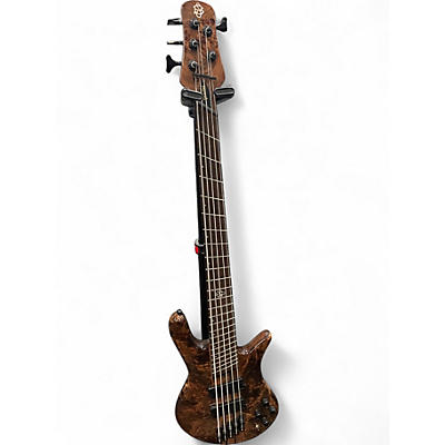 Used Spector NS DIMENSION 5 BROWM/BLACK GLOSS Electric Bass Guitar