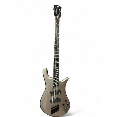 Used Spector NS DIMENSION HP4 Metallic Gray Electric Bass Guitar