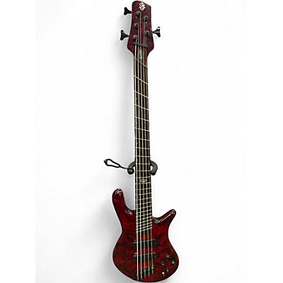 Used Spector NS DIMENSION INFERNO RED Electric Bass Guitar