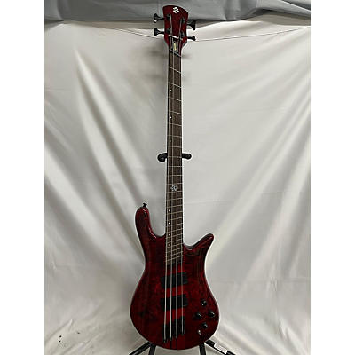 Spector Used Spector NS Dimension 4 MS Trans Red Electric Bass Guitar