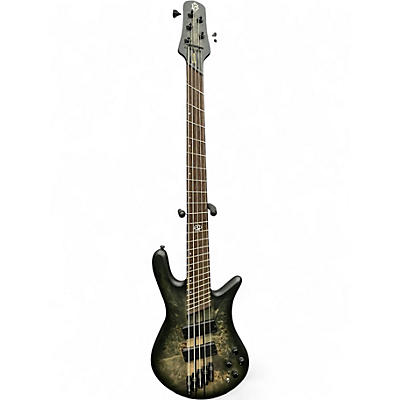 Used Spector NS Dimension 5  Green Electric Bass Guitar