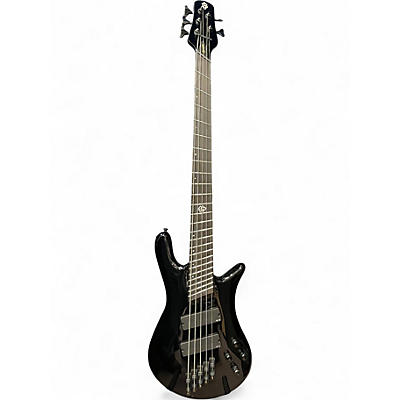 Used Spector NS Dimension HP 5 Multi-Scale Electric Bass Black Electric Bass Guitar
