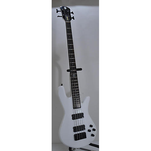 Spector Used Spector NS ETHOS 4 WHITE SPARKLE Electric Bass Guitar WHITE SPARKLE