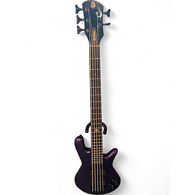 Used Spector NS ETHOS 5 HP PLUM CRAZY Electric Bass Guitar