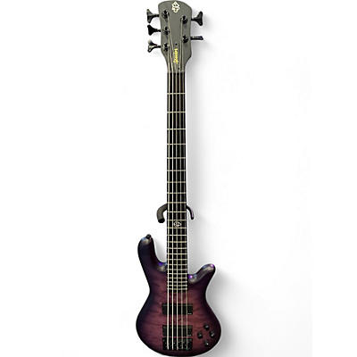 Used Spector NS PULSE II Purple Electric Bass Guitar