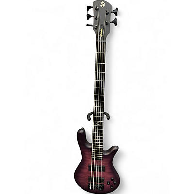 Used Spector NS PULSE Purple Electric Bass Guitar