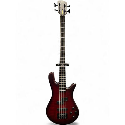 Used Spector NS Pulse II 4 Black Cherry Matte Electric Bass Guitar