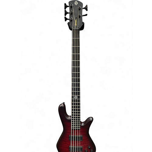 Used Spector NS Pulse II Black Cherry Electric Bass Guitar Black Cherry