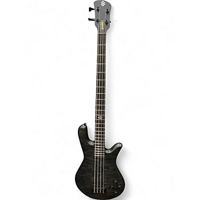 Used Spector NS Pulse II Trans Black Electric Bass Guitar