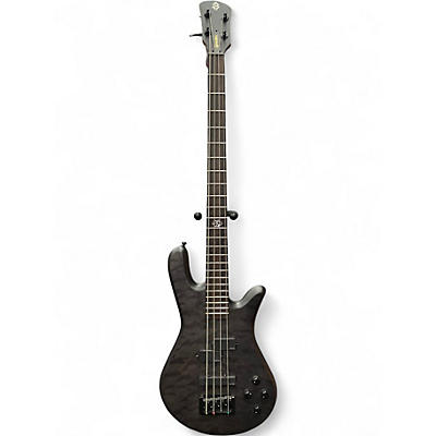 Used Spector NS Pulse II Trans Black Electric Bass Guitar