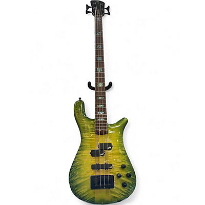 Used Spector NS2 USA Alien Glow Electric Bass Guitar