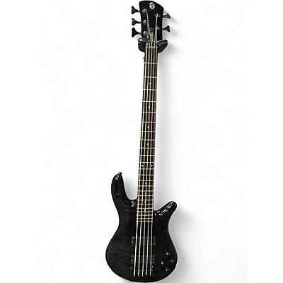 Used Spector NS2000 5DB Trans Black Electric Bass Guitar