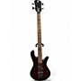 Used Spector NS2A Trans Red Electric Bass Guitar Trans Red