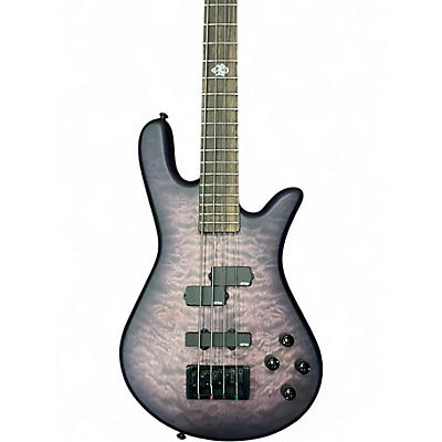 Used Spector NS4 USA 4 String ultra violet matte Electric Bass Guitar