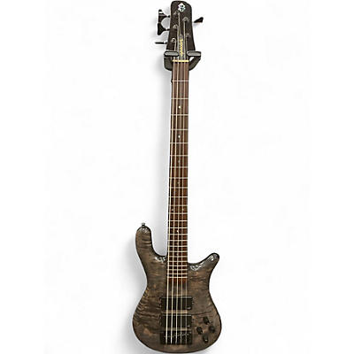 Used Spector NS5 USA 5 String Faded black Electric Bass Guitar