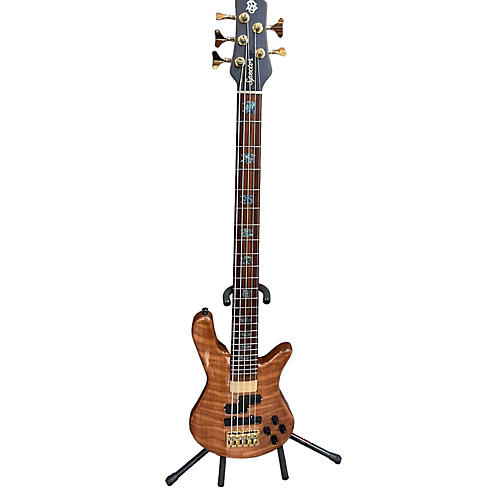 Spector Used Spector NS5BO USA 5 String FLAME MAPLE Electric Bass Guitar FLAME MAPLE