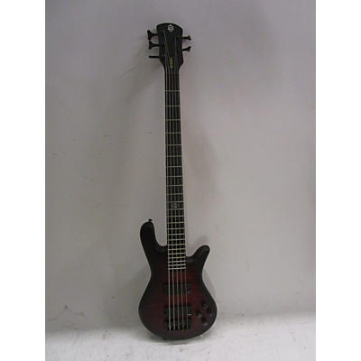 Spector Used Spector NS5H2 Black Cherry Electric Bass Guitar