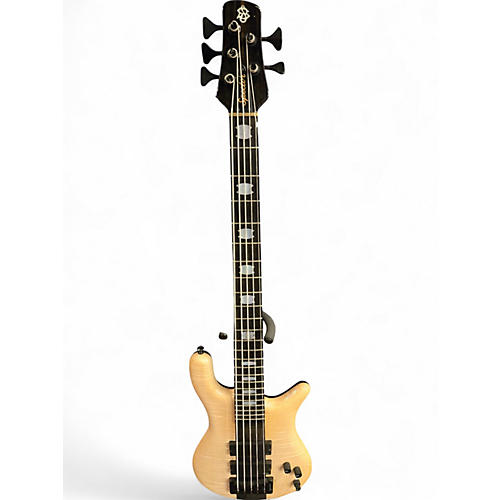 Used Spector NS5XL  Natural Electric Bass Guitar Natural