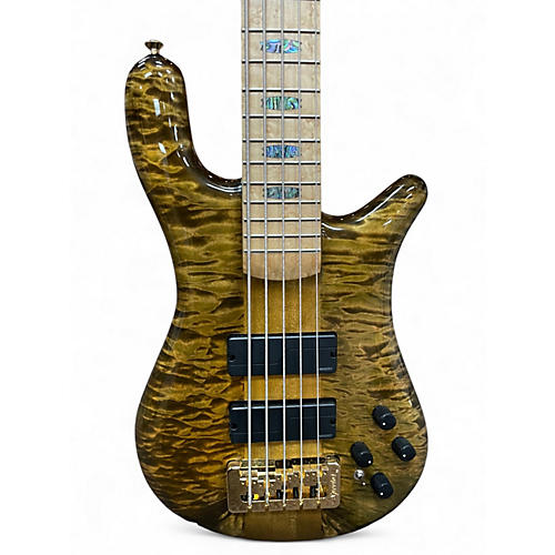 Used Spector NS5XL SC QUILTED MAPLE Electric Bass Guitar QUILTED MAPLE